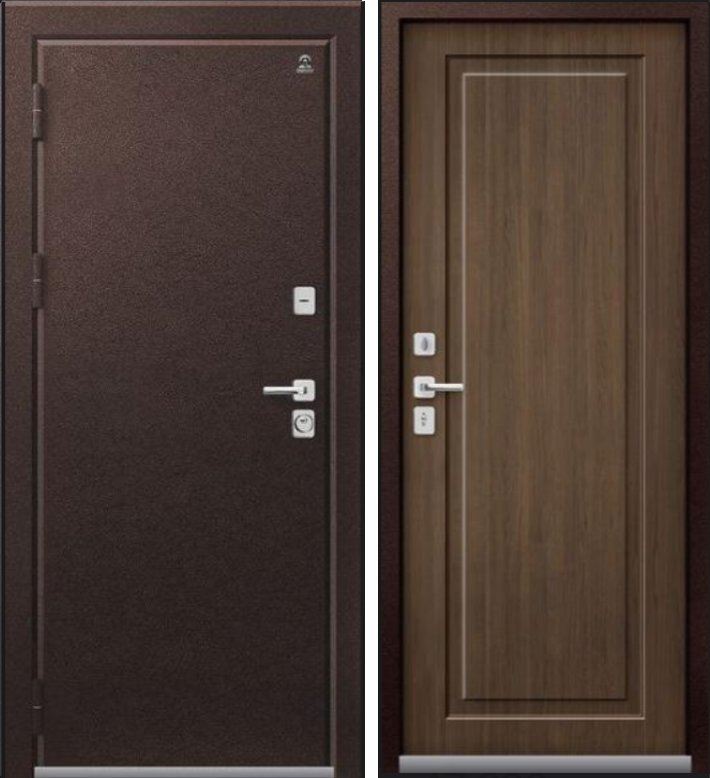 Дверь Термо-4 Шоколадный Муар - Миндаль DIS007380