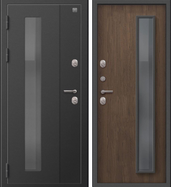 Дверь Термо-800 Пепельный Муар - Миндаль DIS007359