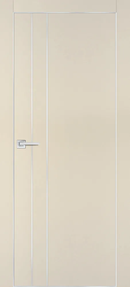 Фото Межкомнатная дверь PX-14  AL кромка с 4-х ст. Бежевый матовый